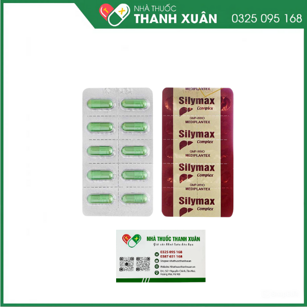 Silymax Complex trị viêm gan do virus, gan nhiễm mỡ